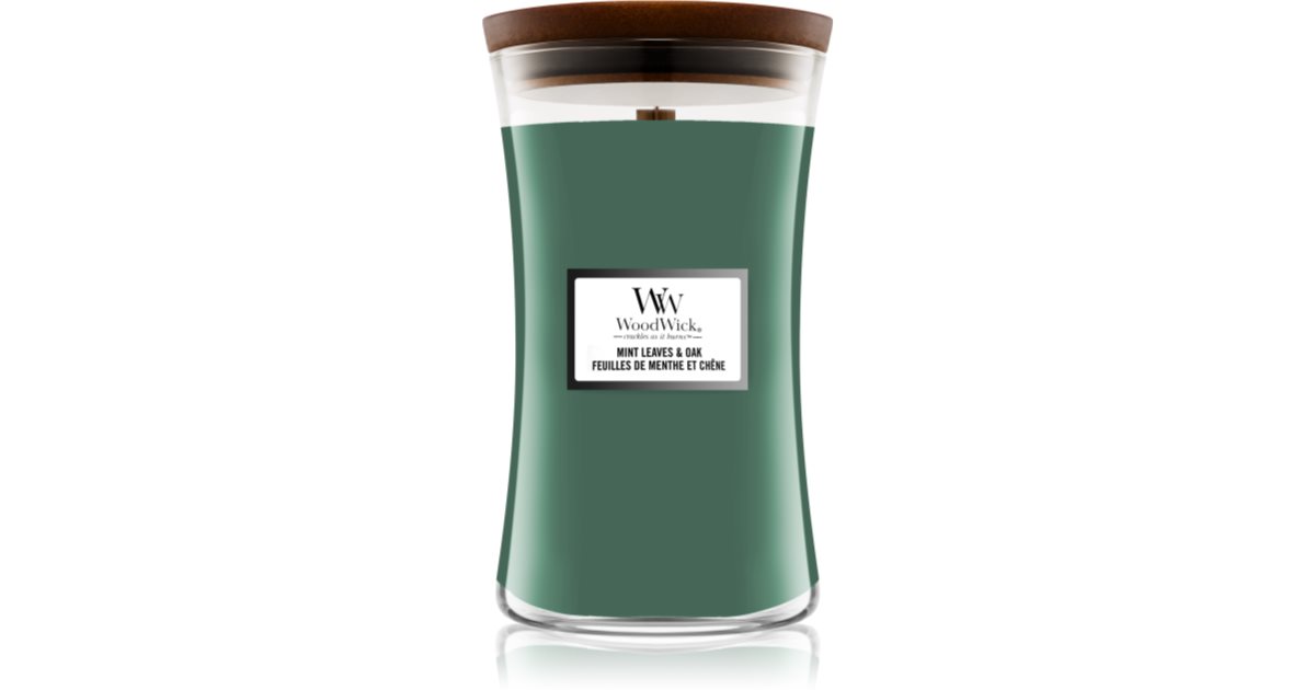 WoodWick, Mint Leaves & Oak