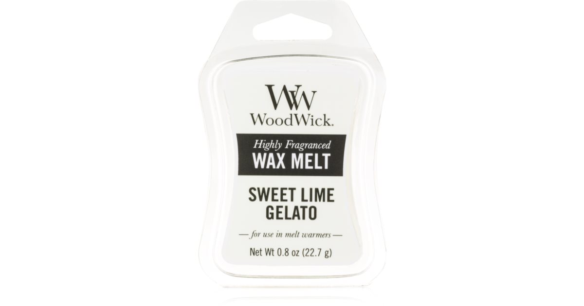 WoodWick Wax Melt Sweet Lime Gelato - Aromatic Wax