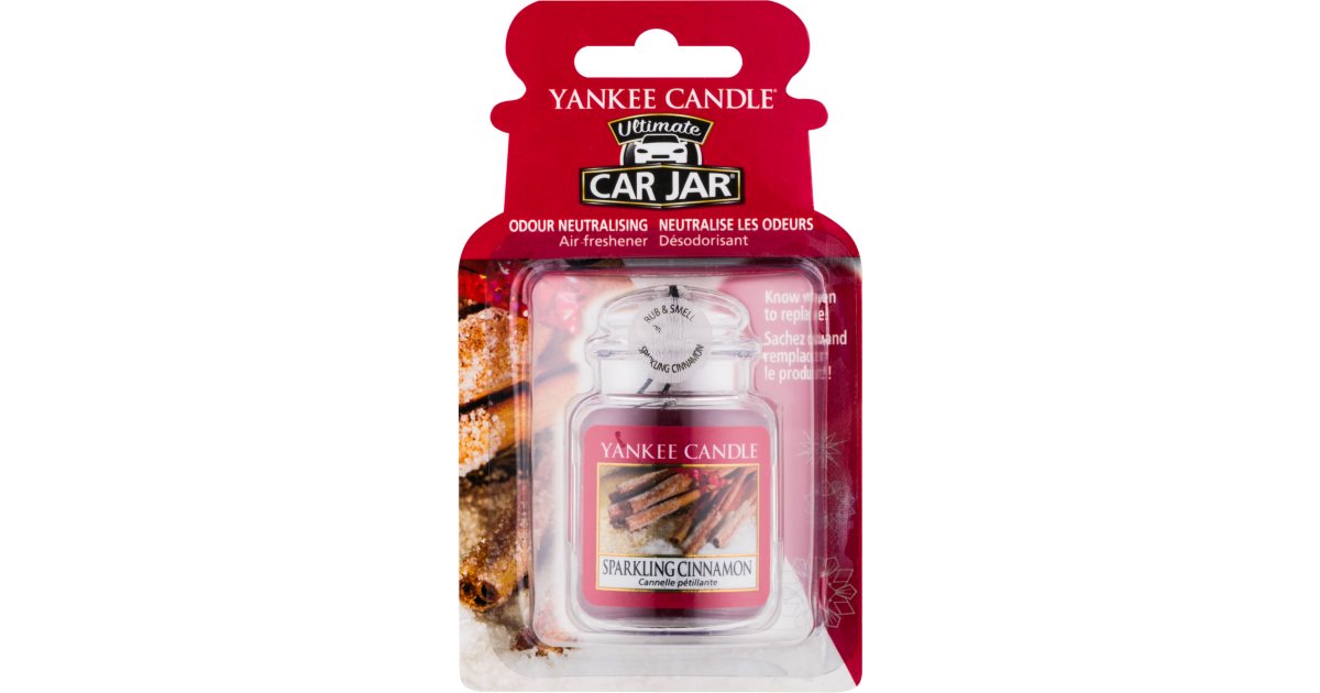 Yankee Candle Sparkling Cinnamon Car Air Freshener notino.co.uk