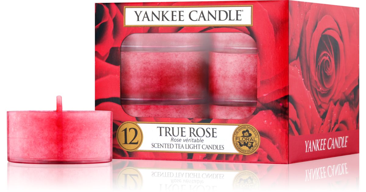 Yankee Candle True Rose bougie chauffeplat 12 x 9,8 g notino.fr