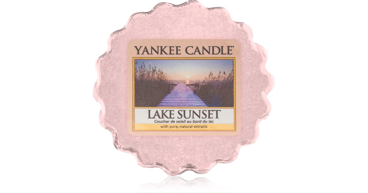 Yankee Candle Lake Sunset cera derretida aromatizante notino.pt