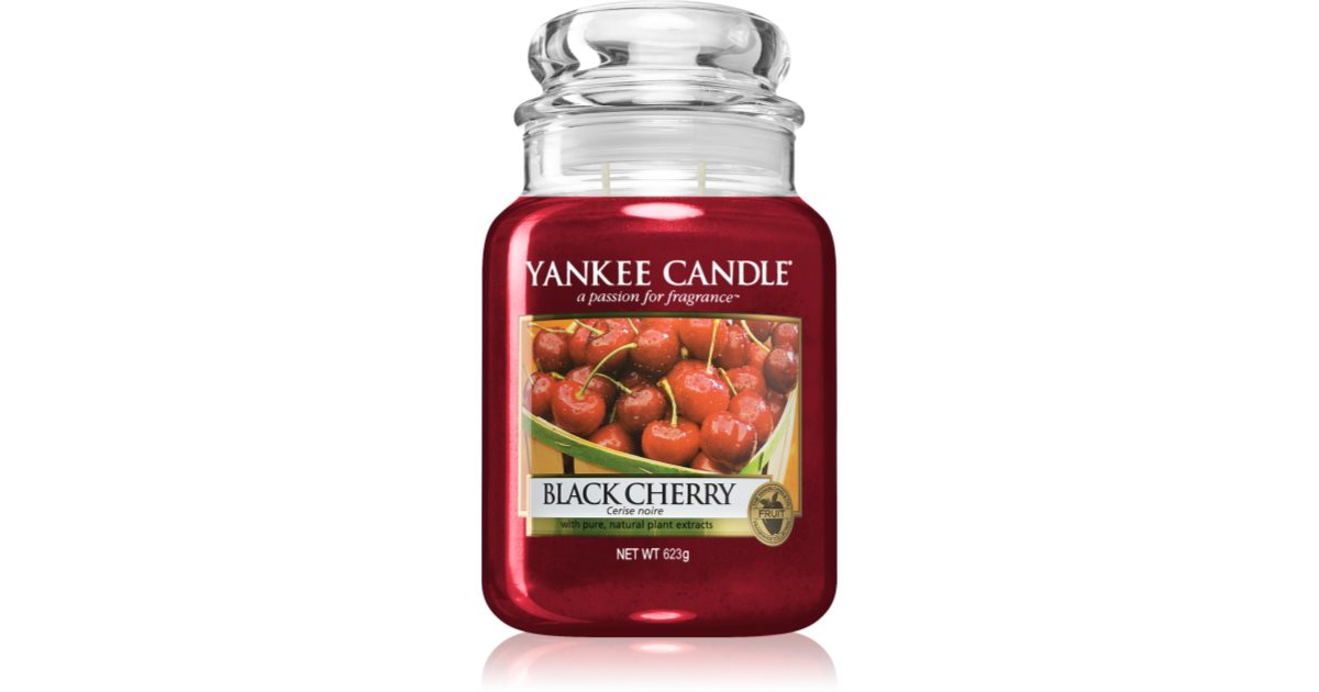 Yankee Candle Black Cherry doftljus Klassisk Medium notino.se