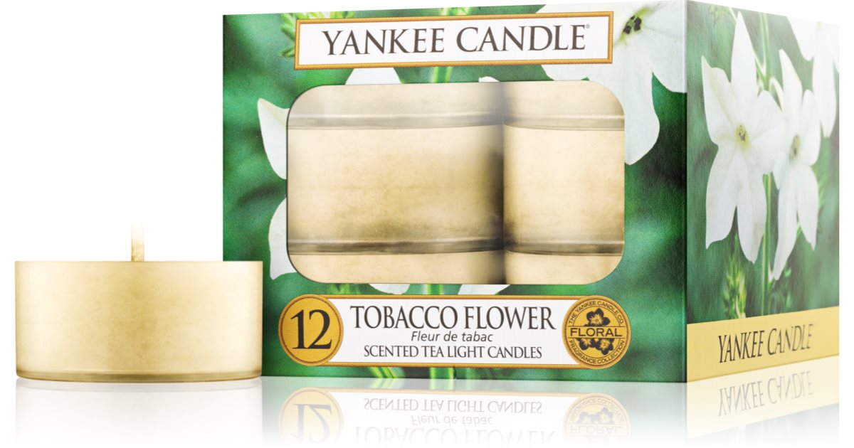 Yankee Candle Tobacco Flower tealight candle | Dufte til hjemmet Yankee  Candle