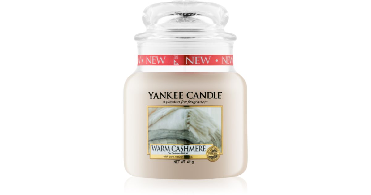 Yankee Candle Warm Cashmere bougie parfumée notino.fr