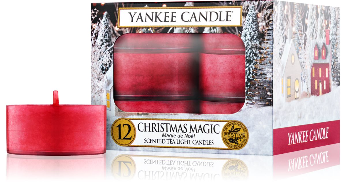 Yankee Candle Christmas Magic arbatinė žvakė notino.lt