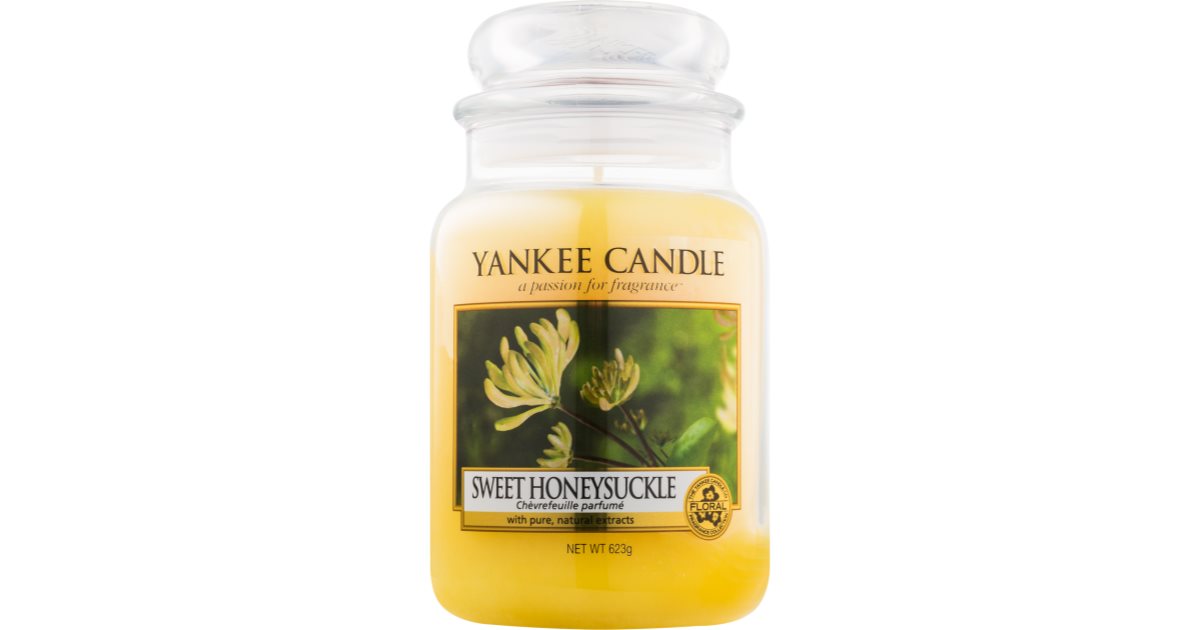 Yankee Candle Sweet Honeysuckle bougie parfumée Classic grande 623 g