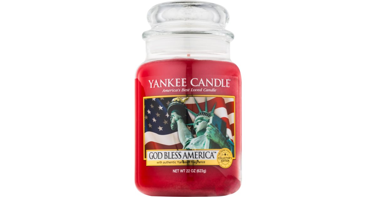 Yankee Candle God Bless America Scented Candle 623 g Classic  Yankee Candle God Bless America Collector\'s Edition Large Jar 22oz Red Candle main image 0