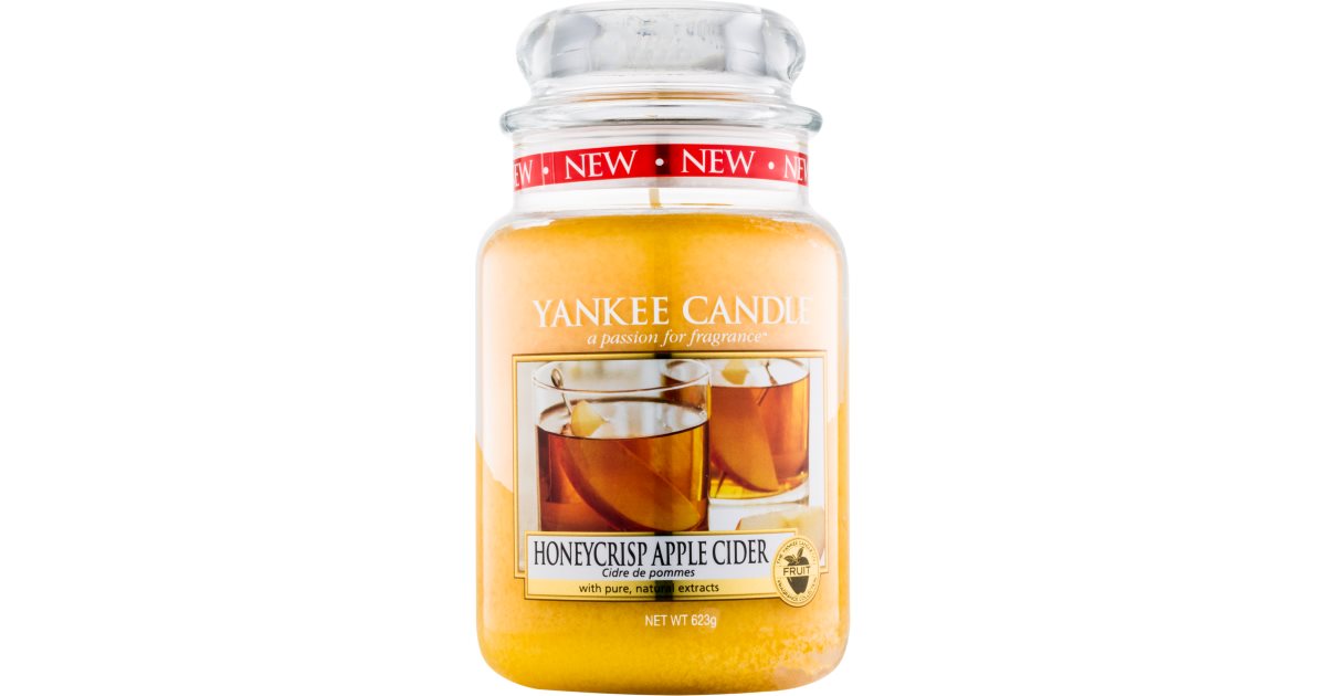 Yankee Candle Honeycrisp Apple Cider Duftkerze 623 g Classic groß Notino