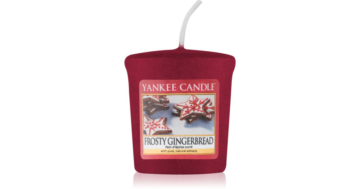 Yankee Candle Frosty Gingerbread bougie votive notino.fr