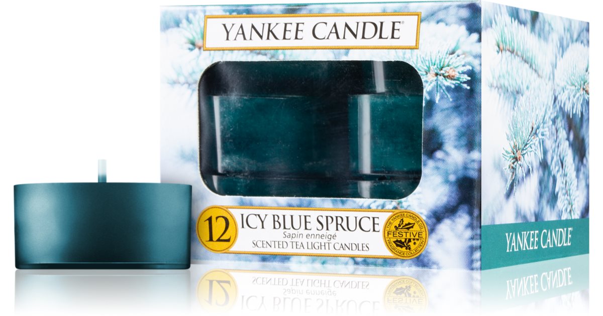Yankee Candle Icy Blue Spruce bougie chauffeplat notino.fr