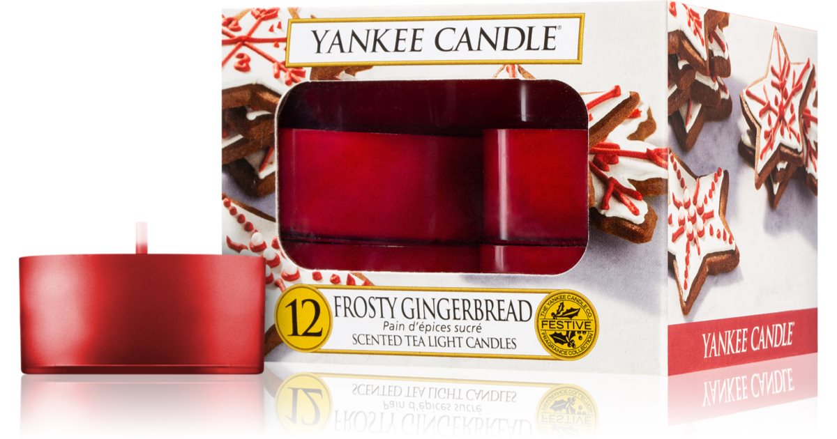 Yankee Candle Frosty Gingerbread bougie chauffeplat notino.be