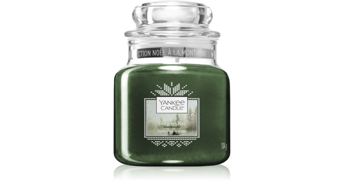 Yankee Candle Evergreen Mist scented candle classic mini notino.co.uk