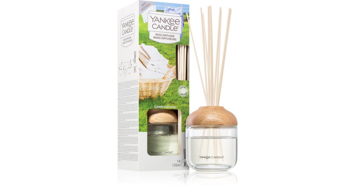 Yankee Candle Clean Cotton Aroma Diffuser mit Füllung