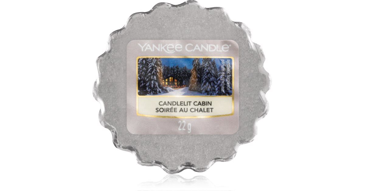 Yankee Candle Parfum Auto CandleLit Cabin - Soirée au chalet
