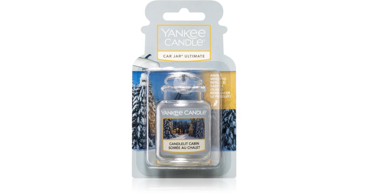 Yankee Candle - Car Jar Ultimate Candlelit Cabin ->