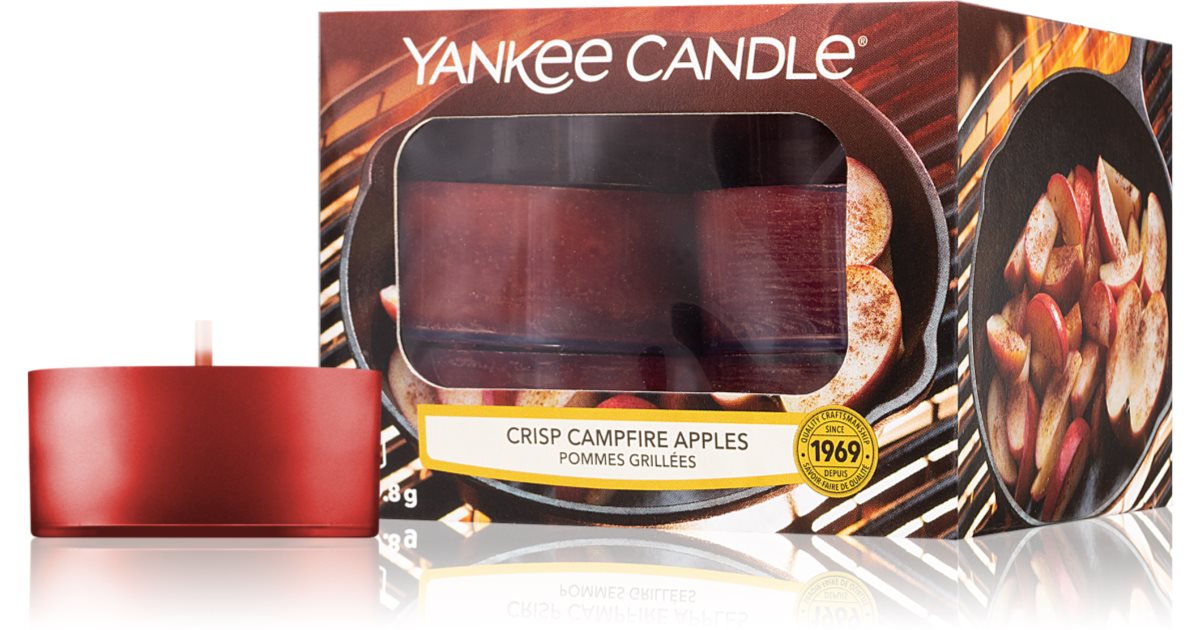 Yankee Candle Crisp Campfire Apple arbatinė žvakė notino.lt