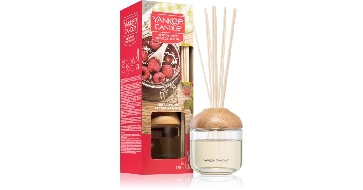 Red Yankee Candle Reed Diffuser Yankee Candle Red Raspberry aroma diffuser with refill | notino.co.uk