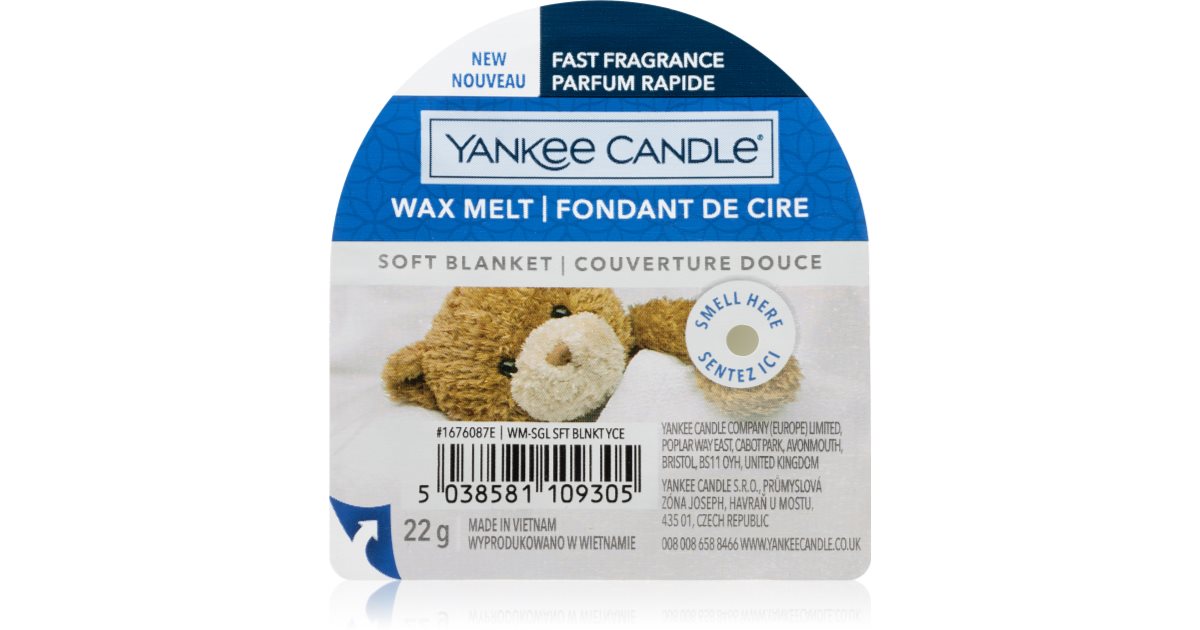Yankee Candle Soft Blanket tartelette en cire