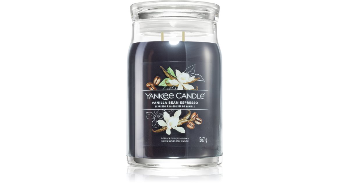 Yankee Candle Vanilla Bean Espresso scented candle Signature notino.co.uk
