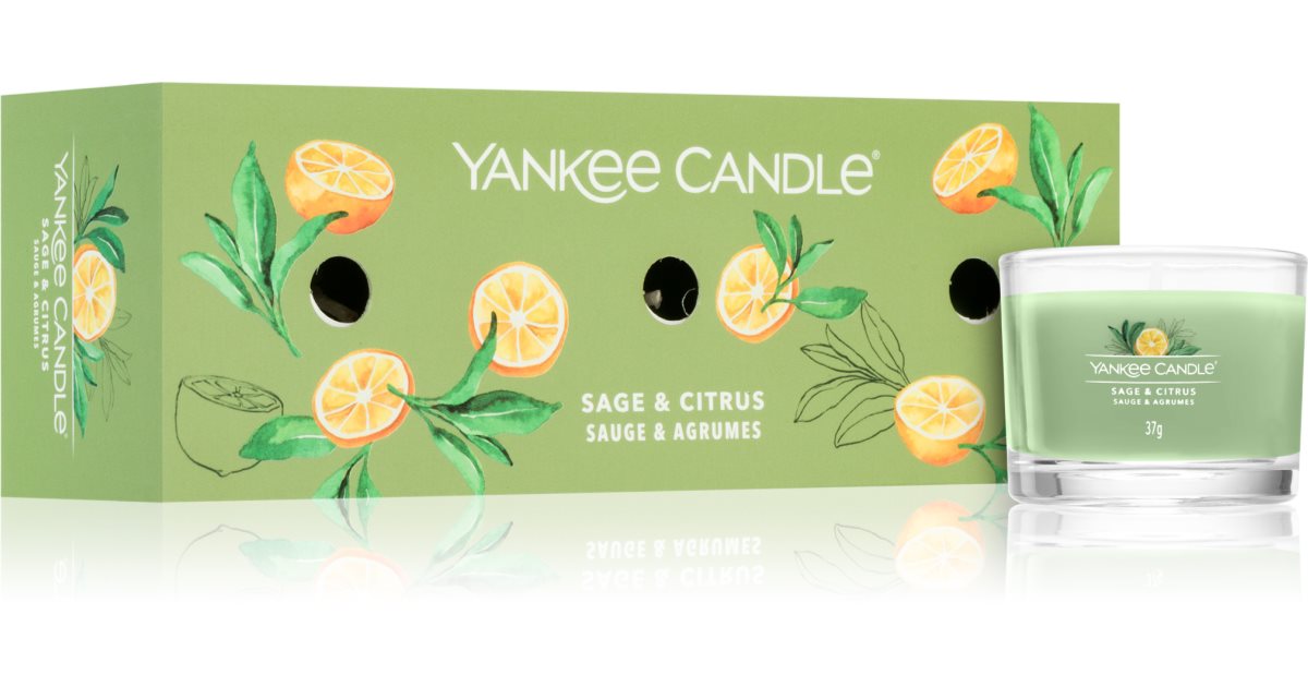 Yankee Candle Sage & Citrus coffret cadeau notino.fr