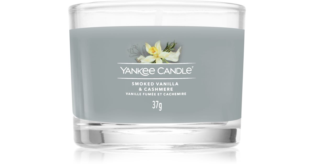 Yankee Candle Smoked Vanilla & Cashmere bougie votive notino.fr