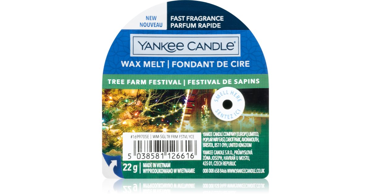 Yankee Candle Tree Farm Festival wax melt notino.co.uk