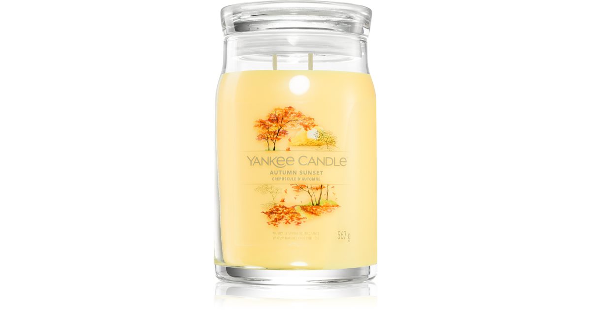 Yankee Candle Autumn Sunset scented candle notino.co.uk