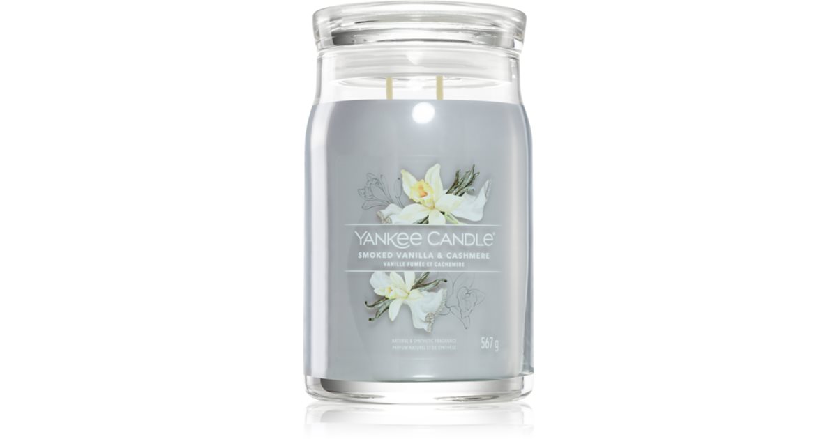 Yankee Candle Smoked Vanilla & Cashmere Duftkerze Signature