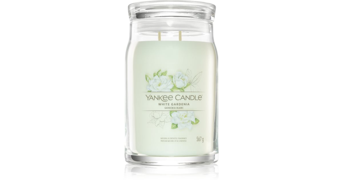 Yankee Candle White Gardenia bougie parfumée Signature notino.fr