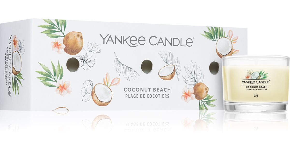 Yankee Candle Coconut Beach gift set notino.co.uk