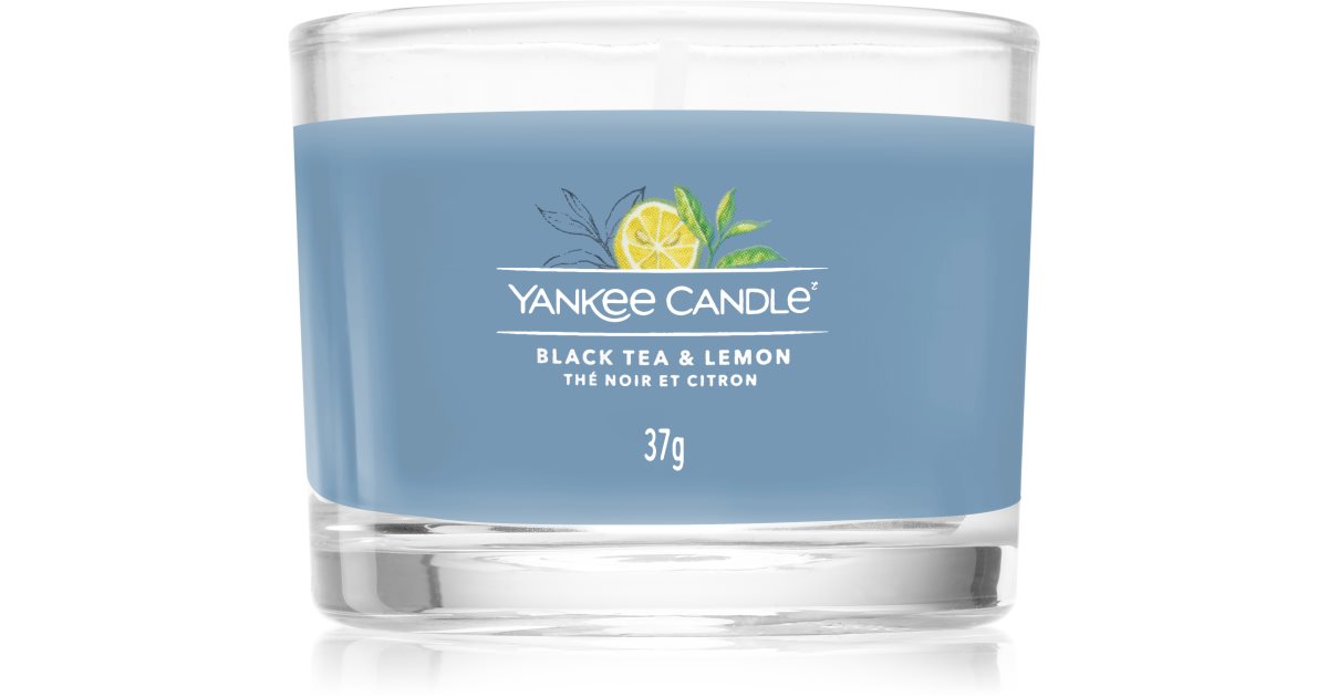 Yankee Candle Black Tea & Lemon вотивна свічка glass Великий асортимент