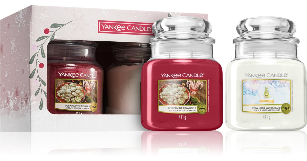 Yankee Candle Snow Globe Wonderland 2 Medium Candle confezione regalo