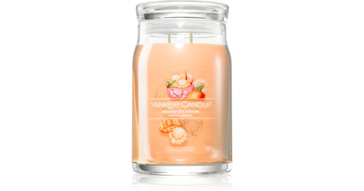 Yankee Candle Signature Gelsomino Di Mezzanotte - Tumbler Grande In Vetro Con Doppio Stoppino
