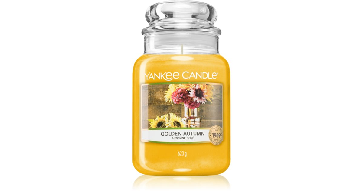 Yankee Candle Golden Autumn candela profumata notino.it