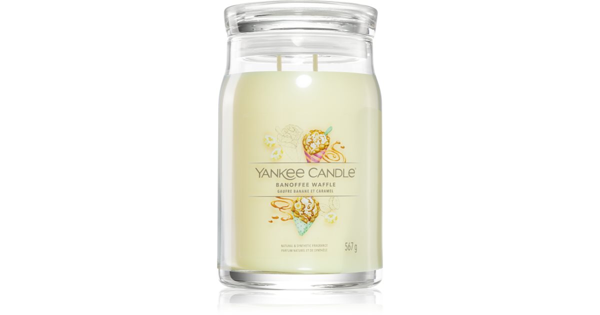Yankee Candle Banoffee Cire à Gaufres - Parfum Banane Caramel - Pour Diffuseur Ou Réchaud