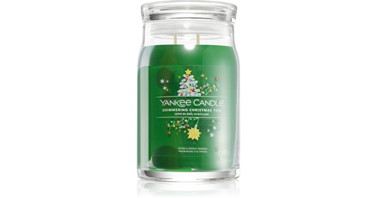 Yankee Candle Signature Bougie Parfumée Grande Pot Double Mèche Cire Soja - Banane Vanille Lait Noix De Cajou