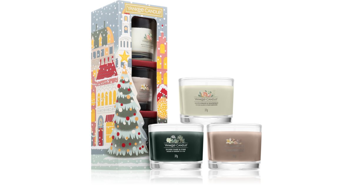 Yankee Candle Christmas Collection Votive Candles dárková sada notino.cz