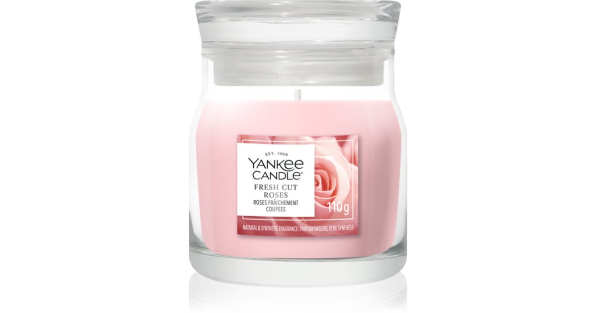 Yankee Candle Fresh Cut Roses vonná svíčka Signature | notino.cz
