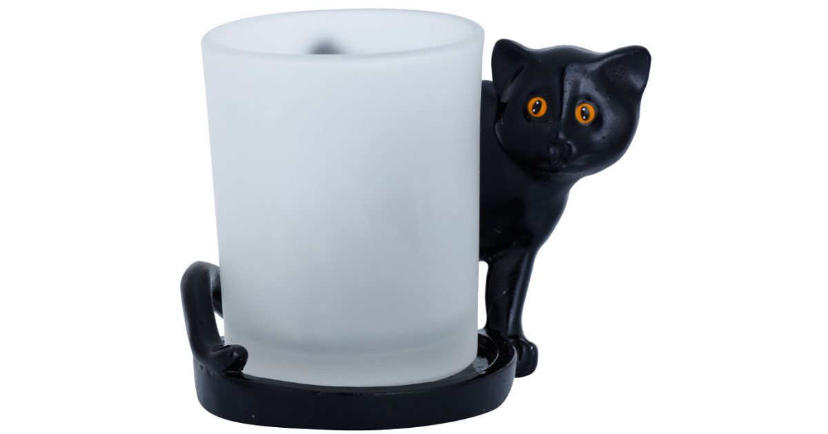 Yankee Candle Black Cats szklany świecznik na sampler notino.pl