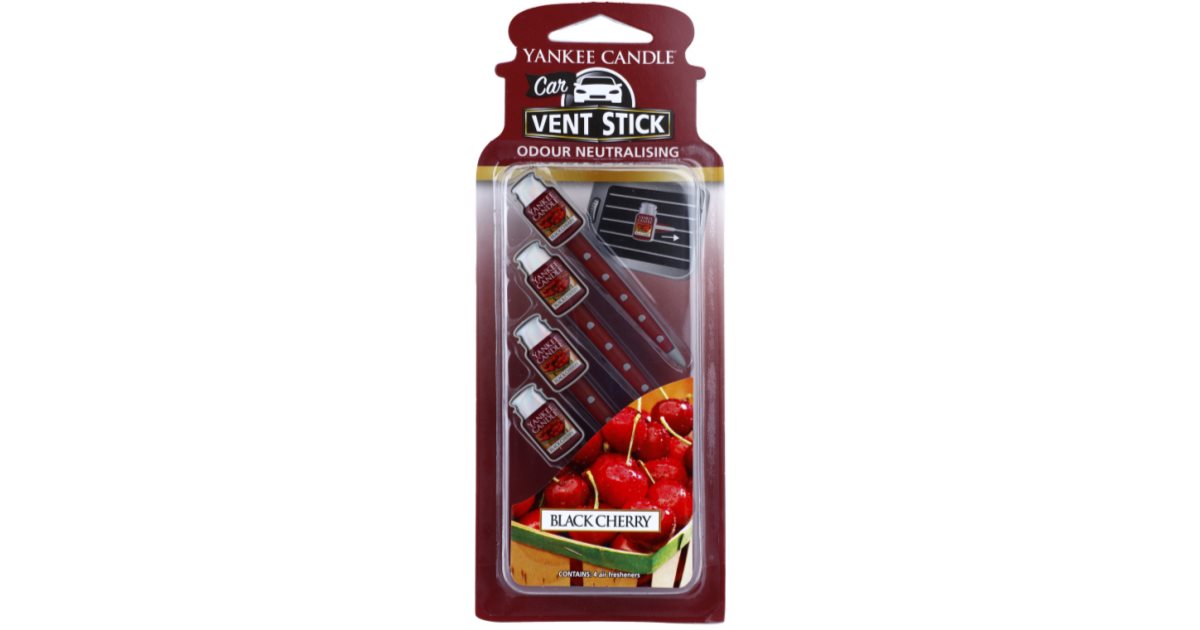 Yankee Candle Black Cherry Refill désodorisant voiture notino.be