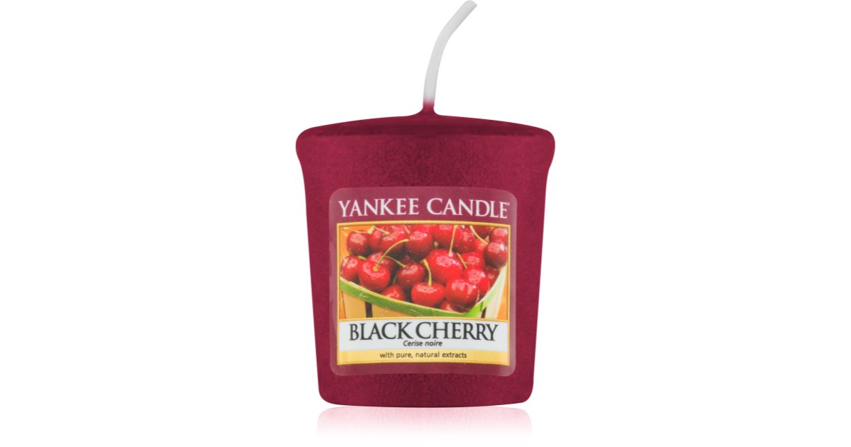 Yankee Candle Black Cherry votive candle notino.co.uk