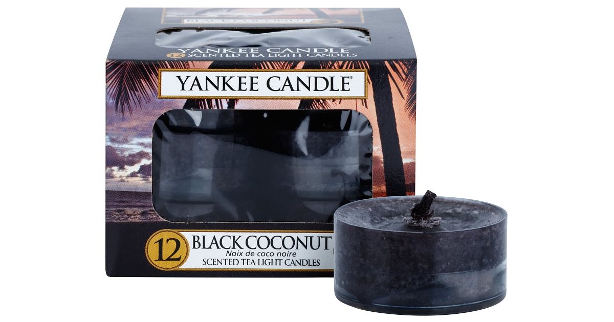 Yankee Candle Black Coconut Refill tealight candle notino.co.uk