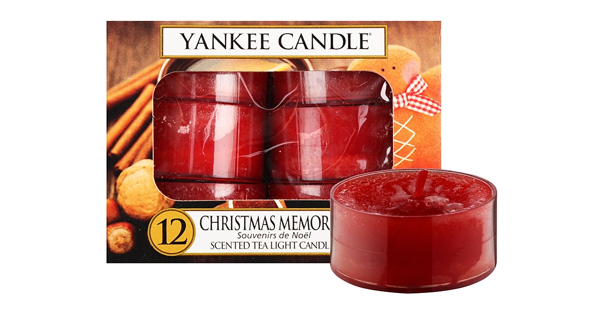 Yankee Candle Christmas Memories bougie chauffeplat 12 x 9,8 g notino.fr