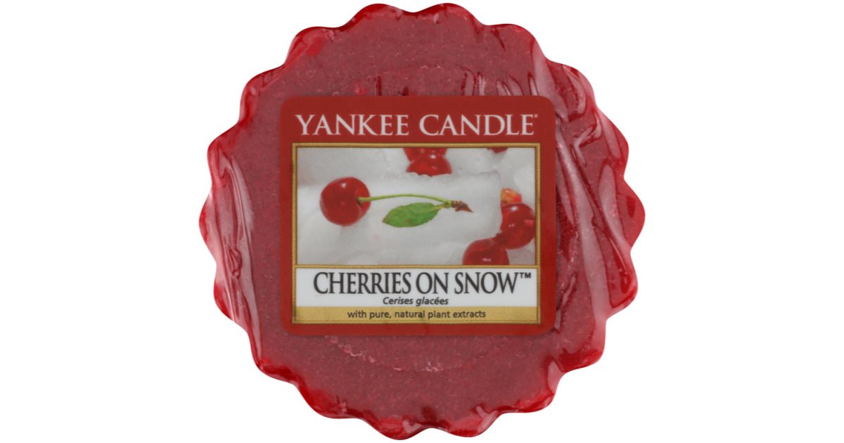 Yankee Candle Cherries on Snow Wax Melt 22 g notino.co.uk