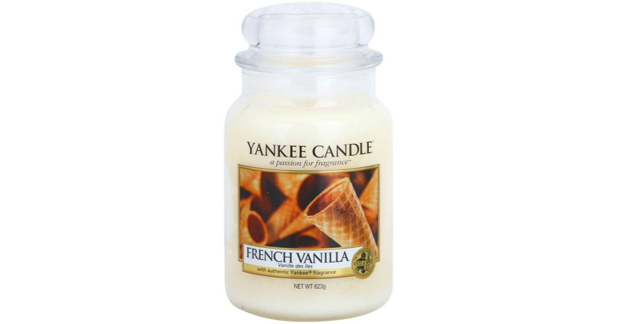 Yankee Candle French Vanilla vela perfumado 623 g Classic grande