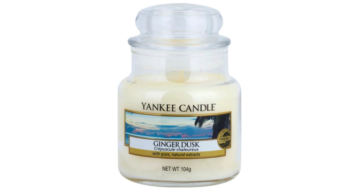 Yankee Candle Ginger Dusk vela perfumado 104 g Classic pequeno notino.pt