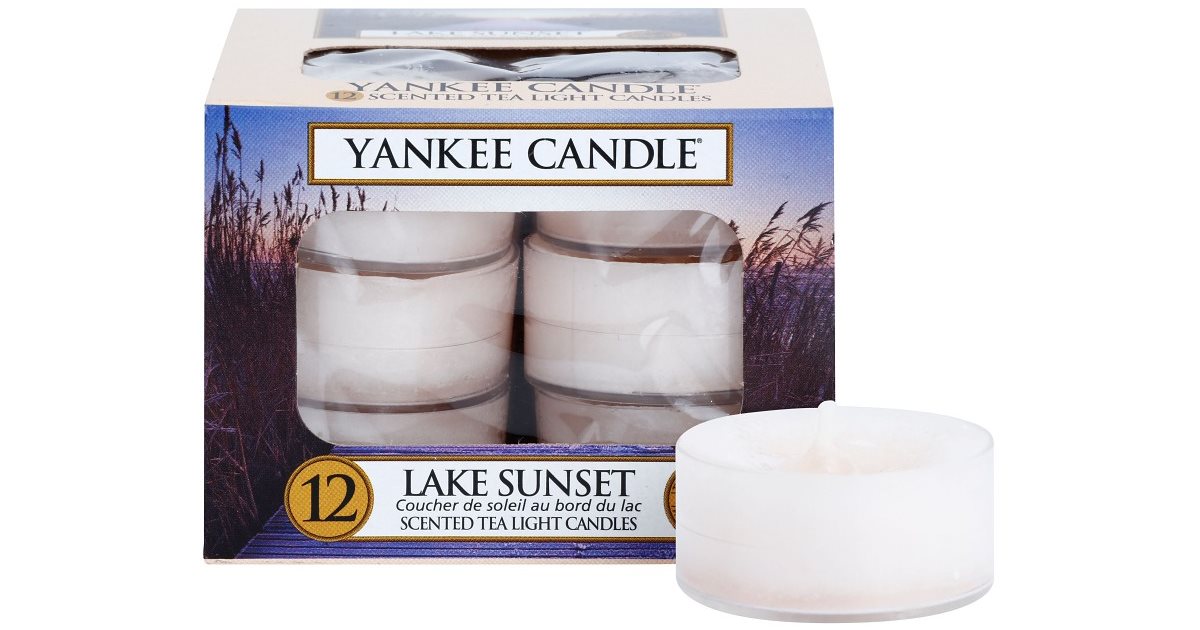 Yankee Candle Lake Sunset bougie chauffeplat 12 x 9,8 g notino.be