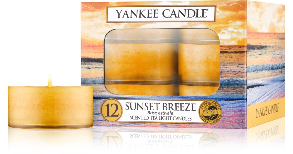 Yankee Candle Sunset Breeze bougie chauffeplat 12 x 9,8 g notino.be
