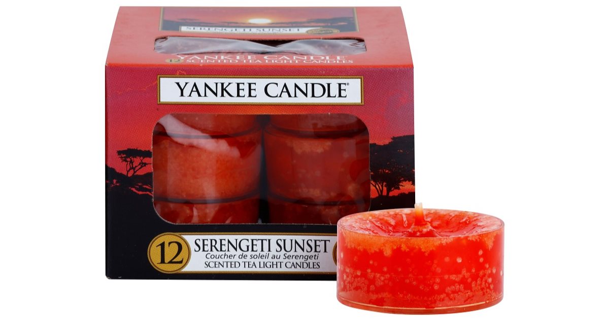 Yankee Candle Serengeti Sunset Tealight Candle 12 x 9,8 g notino.co.uk