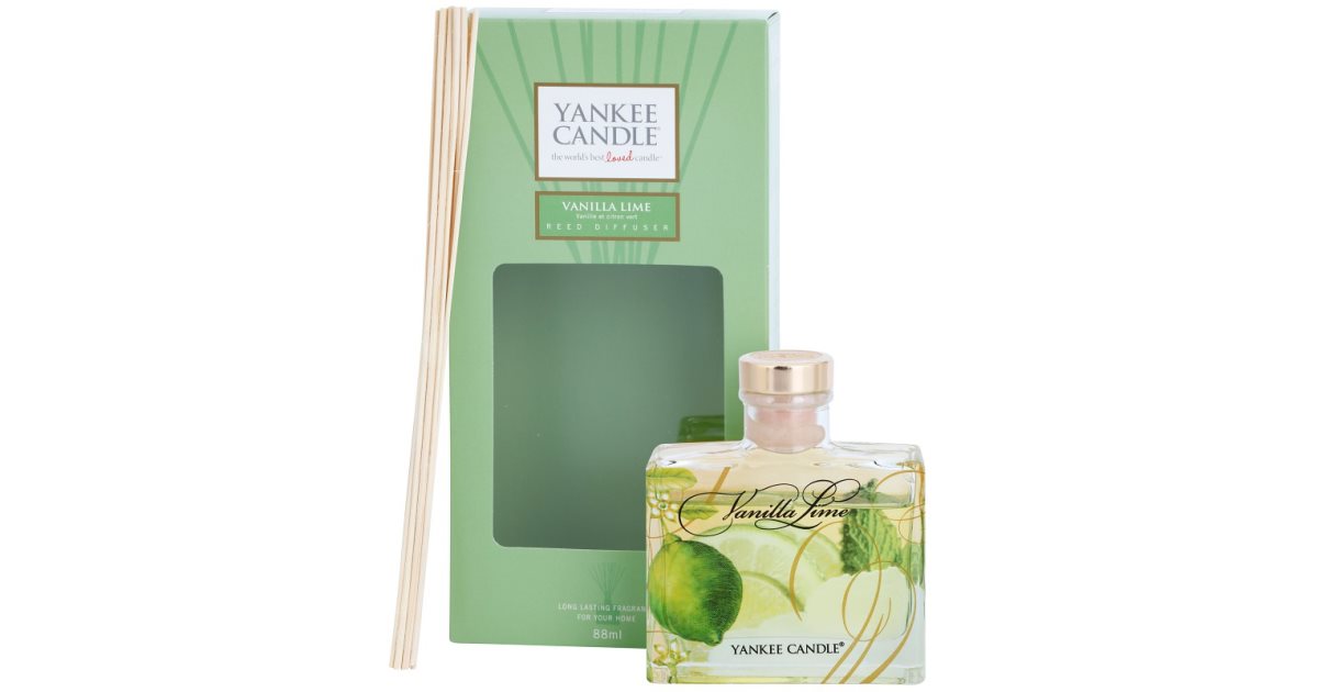 Yankee Candle Vanilla Lime aроматизиращ дифузер с пълнител Signature
